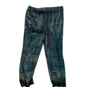Crown & Ivy Green Checked Sleep Lounge Pants Mens XL